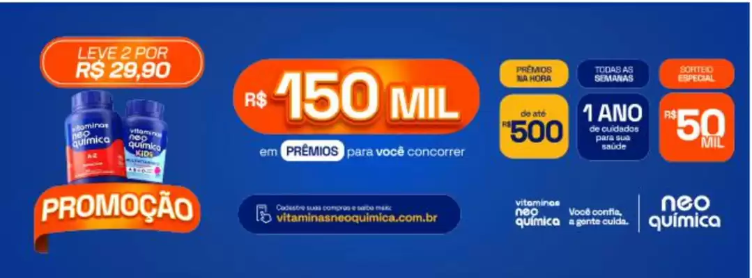 Farmácias Pague Menos (válido até 15-08)