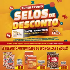 Folheto Supermercado leal semana 33 Página 1: Café cajubá €29,99, Amendoim santa helena crokissimo sabores €17,49