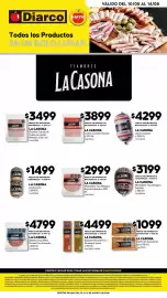 Catálogo Diarco semana 33 Página 1: La casona - salchicha cocida sin piel x 190 gr. cód:32092 €1.099,00