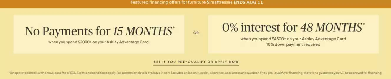 Ashley Furniture flyer Page 1
