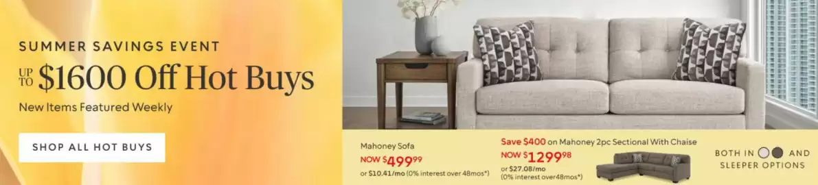 Ashley Furniture flyer Page 1