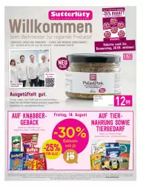 Sutterlüty Flugblatt woche 33 Seite 1