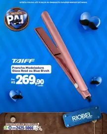 Catálogo Rio Bel Página 3: Prancha Modeladora Gloss Rosé ou Blue Bivolt €269,90