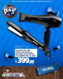 Catálogo Rio Bel Página 7: Prancha Pro 480 Turbo Led bivolt ou Secador Turbo Black Ion €399,90