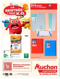 Catalogue Auchan Supermarché page 12: KOVERBOOK CAHIER PROTEGE-CAHIER €2,49