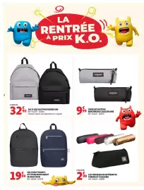 Catalogue Auchan Supermarché page 2: EASTPAK SAC À DOS PADDDED UNI €32,90, YOUNG'S SAC À DOS ATTITUDE €19,99