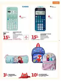 Catalogue Auchan Supermarché page 3: Texas Instruments TI-College Plus Solaire €15,99, CASIO CALCULATRICE FX-92 €15,49