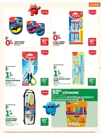 Catalogue Auchan Supermarché page 5: Maped Kit de tracage 3 pieces €1,39, Maped Ciseaux 13CM €1,39