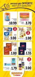 Volantino Spazio Conad Pagina 1: Pasta di semola specialità Barilla €1,35, Pesto Barilla €3,00