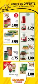 Volantino Spazio Conad Pagina 2: Insalata per riso Peperlizia Ponti €3,99, Sugo pronto Mutti €3,00