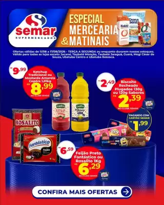 Folheto Semar Supermercado (válido até 17-08)