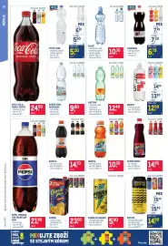 Makro leták Strana 10: Coca-Cola, Fanta, Sprite €24,50, Pitná voda €5,20