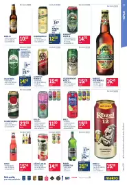 Makro leták Strana 11: Kozel 10 €10,65, Staropramen 12 €12,50