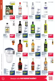 Makro leták Strana 12: Jägermeister 35% 4pack €67,80, Pražská vodka 37,5%, Nordic ice vodka 37,5% €119,90