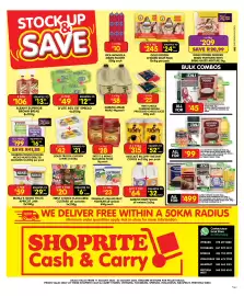 Shoprite catalogue Page 1: Itau super white super maize meal, Golden Penny parboiled rice and D'lite pure cooking oil €45,00