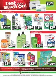 Spar catalogue Page 9: Purity 3rd Baby Cereal Just Add Milk Assorted €23,99, Rhodes Squish 110 ml Assorted €22,00