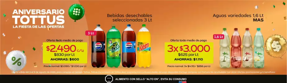 Catálogo Tottus Página 14: Más - aguas variedades €625,00
