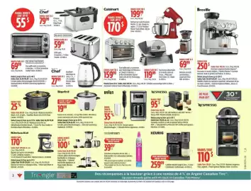 Canadian Tire flyer Page 3: RABAIS JUSQU'À SAVE UP TO MASTER Chef RABAIS/SAVE 55 $ 55$ 79 Friteuse, 4,5 L/4.5L Deep Fryer