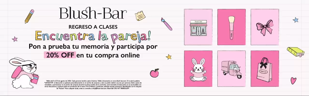 Blush-Bar (válido hasta 2-09)