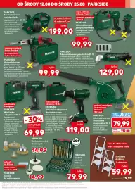 Kaufland gazetka Strona 5: Zestaw wierteł i bitów Parkside €79,99, Wiertarko-wkrętarka 20V Parkside €69,99