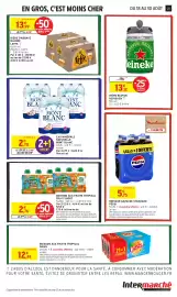 Catalogue Intermarché page 18: MONT BLANC EAU MINÉRALE NATURELLE €2,70, Leffe Bière d'abbaye blonde €13,99