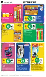 Catalogue Intermarché page 23: BIC Kids 18 crayons de couleur evolution €0,99