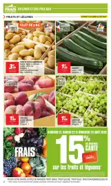Catalogue Netto semaine 34 page 4: PÊCHE PLATE €1,89, COURGETTE €1,29
