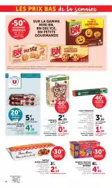 Catalogue Maximarché page 8: Materne Dessert fruitier €4,65, Bonne Maman Gâteau marbré au chocolat €2,19