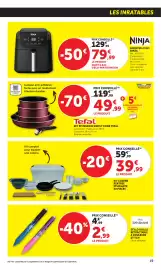 Catalogue Bi1 page 19: Tefal SET 5P INGENIO SIMPLY COOK TEFAL €49,99, NINJA AIRFRYER 4 EN 1 €79,99