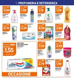 Volantino Ekom Pagina 10: Salviette Milleusi Detergenti Nice cosmetics €0,65