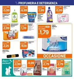 Volantino Ekom Pagina 11: Lettiera tofu carboni attivi €2,79, Carta da cucina Scottex €2,99