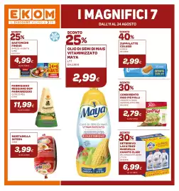 Volantino Ekom Pagina 16: Condimento riso più polli leggero Polli €2,79, Bastoncini Findus €4,99