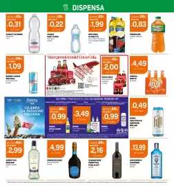 Volantino Ekom Pagina 4: Energade limone, arancia €0,83, Acqua Valmora frizzante €0,31