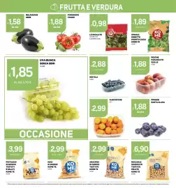 Volantino Ekom Pagina 8: Pesche Paraguayo Gialle €1,88, Arachidi in guscio tostate Kome te €2,99