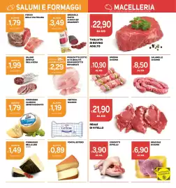 Volantino Ekom Pagina 9: Prosciutto cotto alta qualità gran biscotto rovagnati €2,29, Fontal estero €0,89
