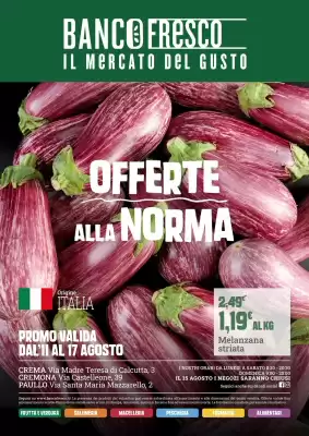 Banco Fresco (valido fino al 17-08)