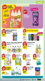 Folheto Pingo Doce semana 33 Página 27: água c/gás pedras salgadas €5,39, Água c/gás frize sabores €2,19