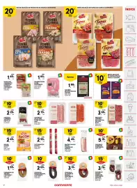 Folheto Continente semana 33 Página 17: Linguiça corrente damatta €2,29, IzidorO o charcuteiro fiambre perna extra