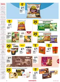 Folheto Continente semana 33 Página 34: Gelado stick reeses €5,99, O gelado a tarte de amêndoa com caramelo salgado