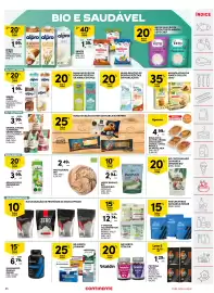 Folheto Continente semana 33 Página 35: Granola vegan alfarroba grand carob coco/ morango/ laranja e amêndoa €3,99
