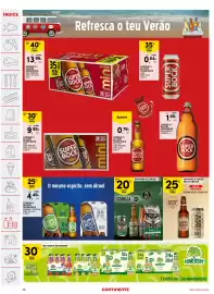 Folheto Continente semana 33 Página 38: Super bock abadia, Cerveja c/ álcool super bock mini €13,99