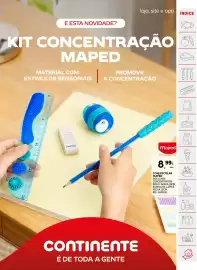 Folheto Continente semana 33 Página 55: Conj escolar maped kidy learn concentration €8,99