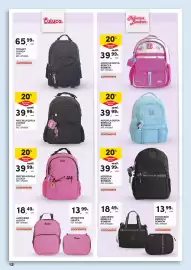 Folheto Continente | Regresso às Aulas Página 12: Mochila dupla luluca star €39,99, Mochila rebecca bonbon €39,99