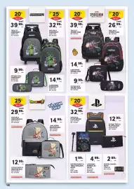 Folheto Continente | Regresso às Aulas Página 16: Porta-chaves note! consolas €2,99, Trolley spider-man €39,99