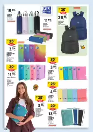 Folheto Continente | Regresso às Aulas Página 26: Caderno espiral a4 pastel oxford €3,99, Mochila oxford byou €26,99