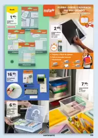Folheto Continente | Regresso às Aulas Página 29: Kit carimbo note! €16,99, Caixa arquivo note! €6,99