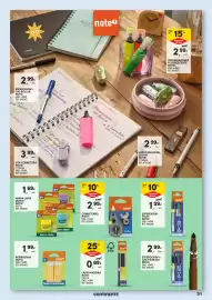 Folheto Continente | Regresso às Aulas Página 31: Apara lápis duplo note! pastel €1,69, Lápis madeira note! €0,89