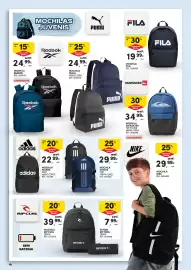 Folheto Continente | Regresso às Aulas Página 4: Mochila adidas tiro €29,99, Mochila adidas daily €22,99