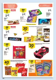 Folheto Continente | Regresso às Aulas Página 54: Numa seleção de drageias de chocolate das marcas m&m's e maltesers