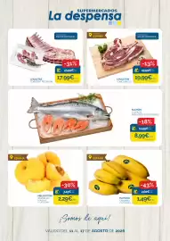 Folleto Supermercados La Despensa semana 33 Página 1: Chuletón lomo añojo €19,99, Chuletas cordero recental €17,99